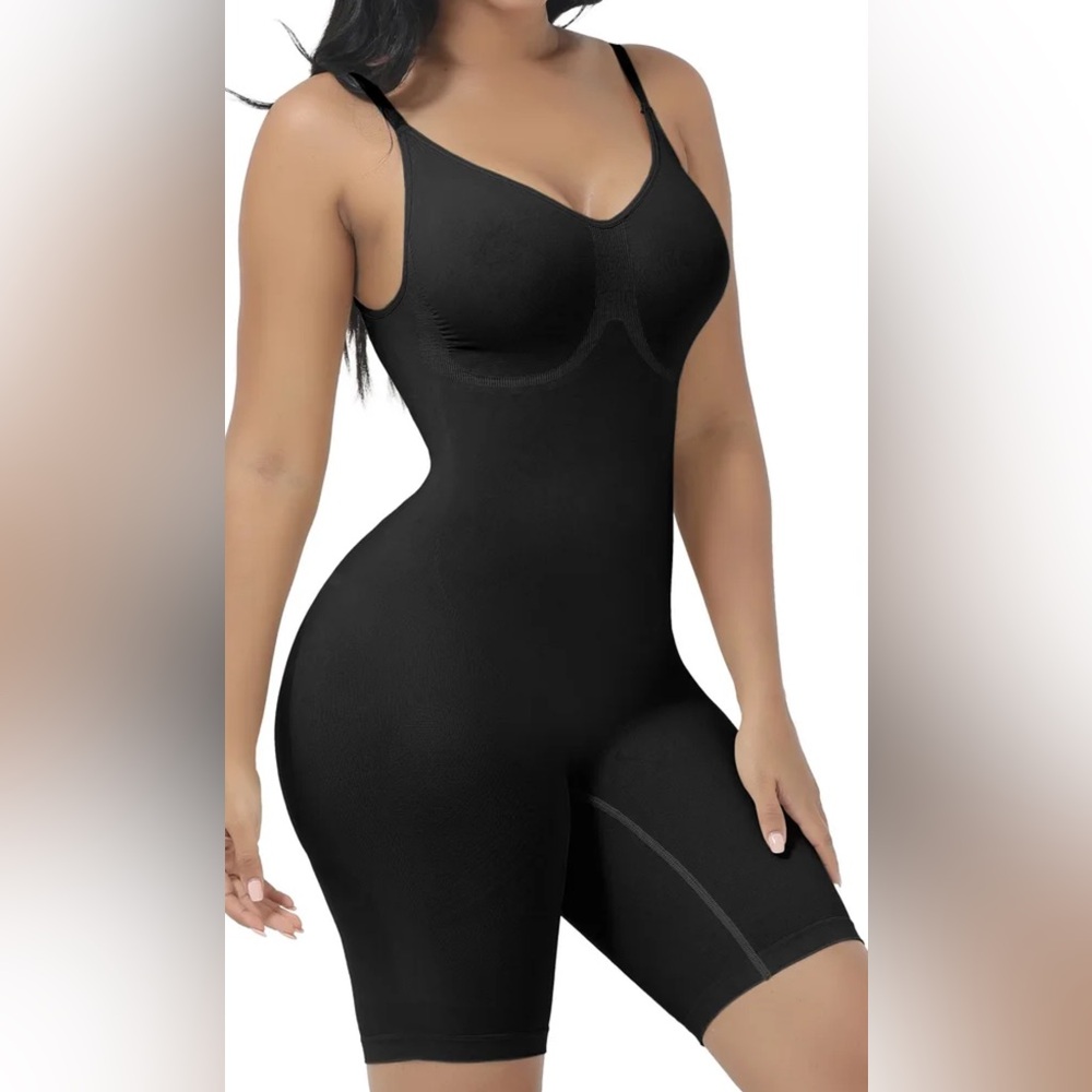 Seamless Black Bodysuit